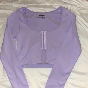 garage long sleeve purple